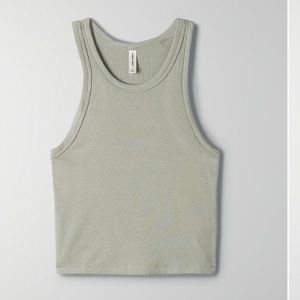 Sunday best honor tank in dry basil green